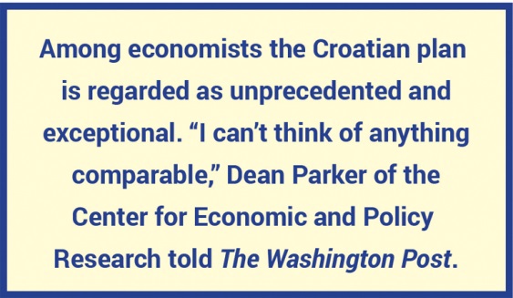 Croatia cancels the debts of 60,000 poor people.